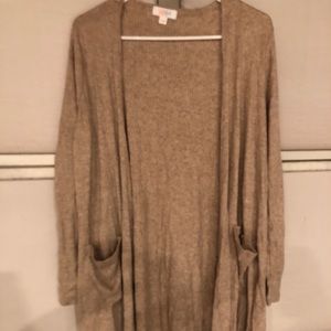 Lularoe “Sarah” Long duster length sweater